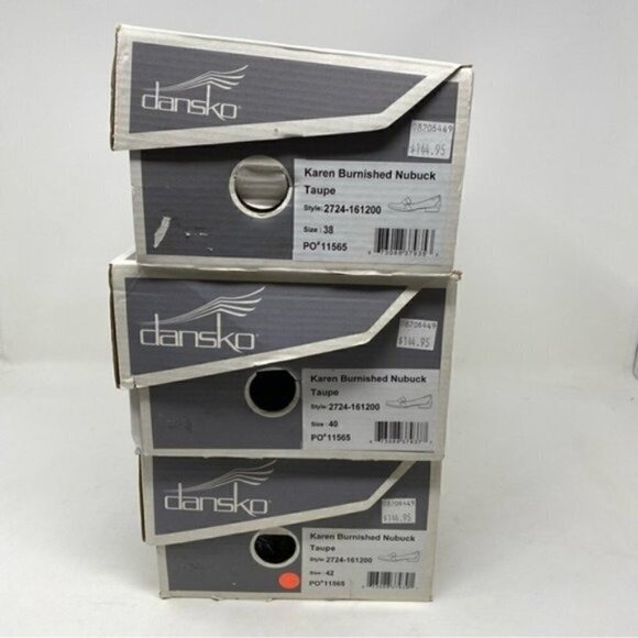 Dansko Karen Flats Burnished Nubuck Taupe - Picture 7 of 9